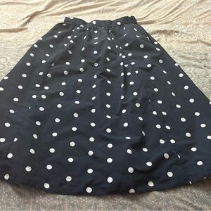Polka Dot A-Line Skirt